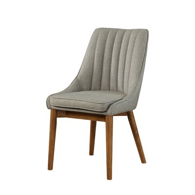 Wilker Upholstered Side Chair in Gray - Image 0