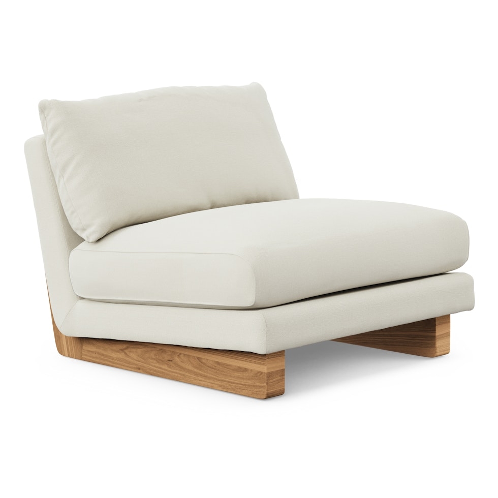 Kalok 34" Lounge Chair - Buckler Ivory - Image 0