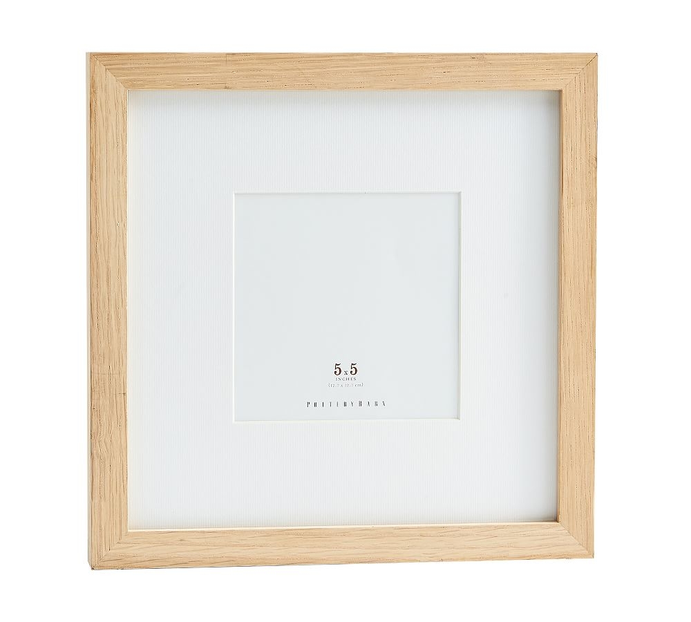 Wood Gallery Single Opening Frame - 5x5 (10x10 Without Mat) - Natural - Image 0