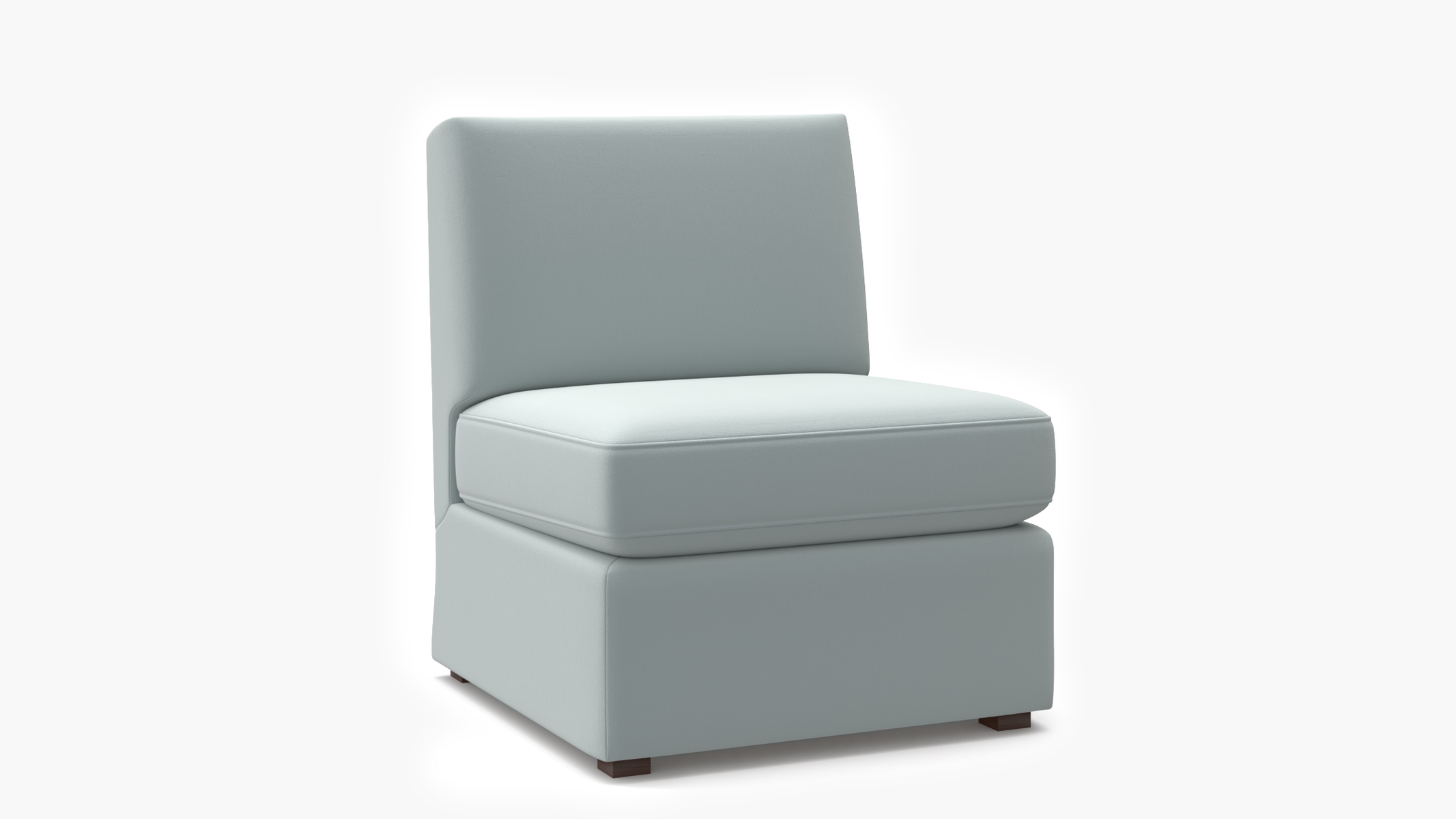 Grande Slipper Chair, Spa Performance Plush Velvet - Image 1