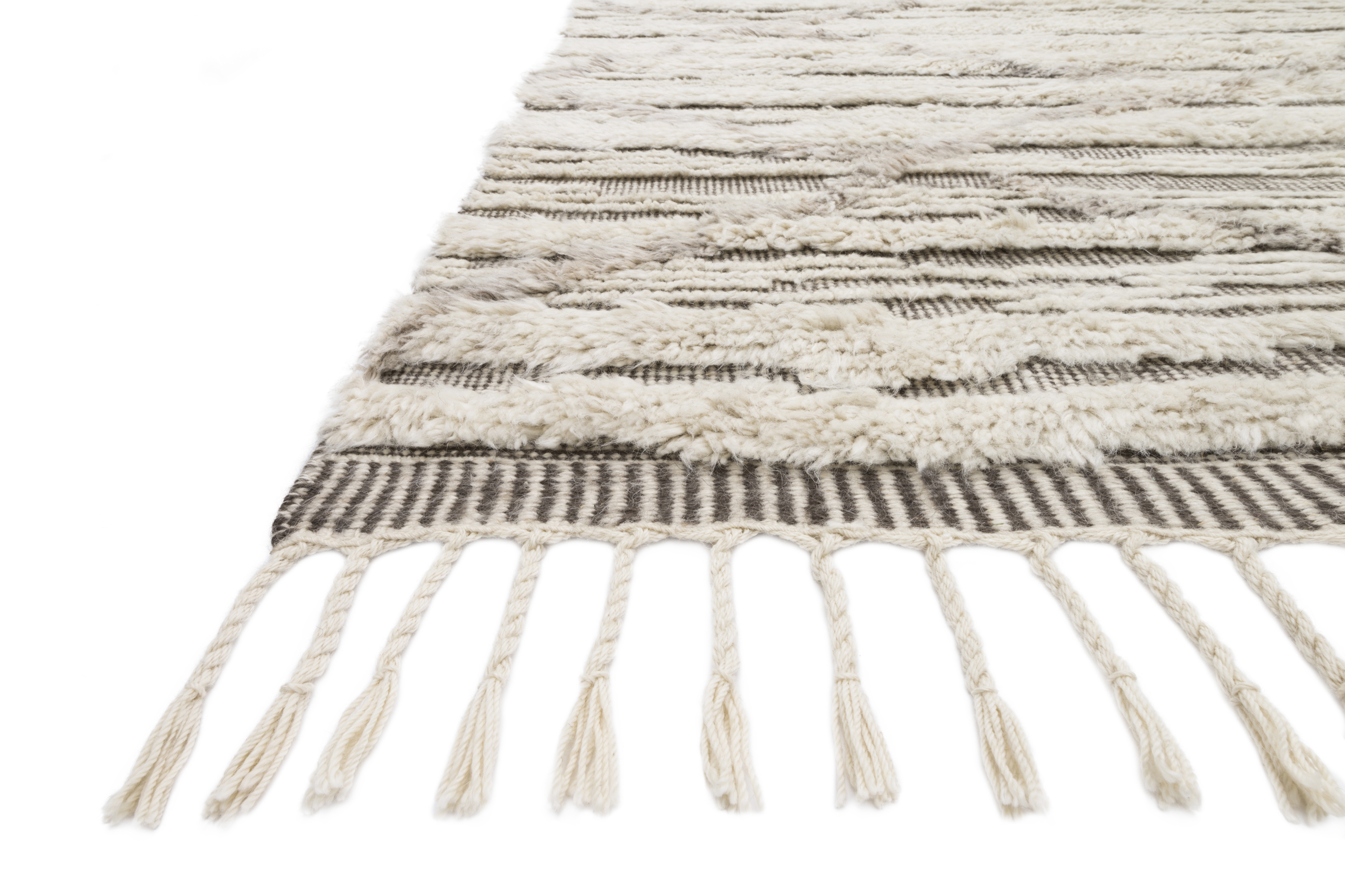 Wren Moroccan Style Rug, Ivory and Taupe - Image 1