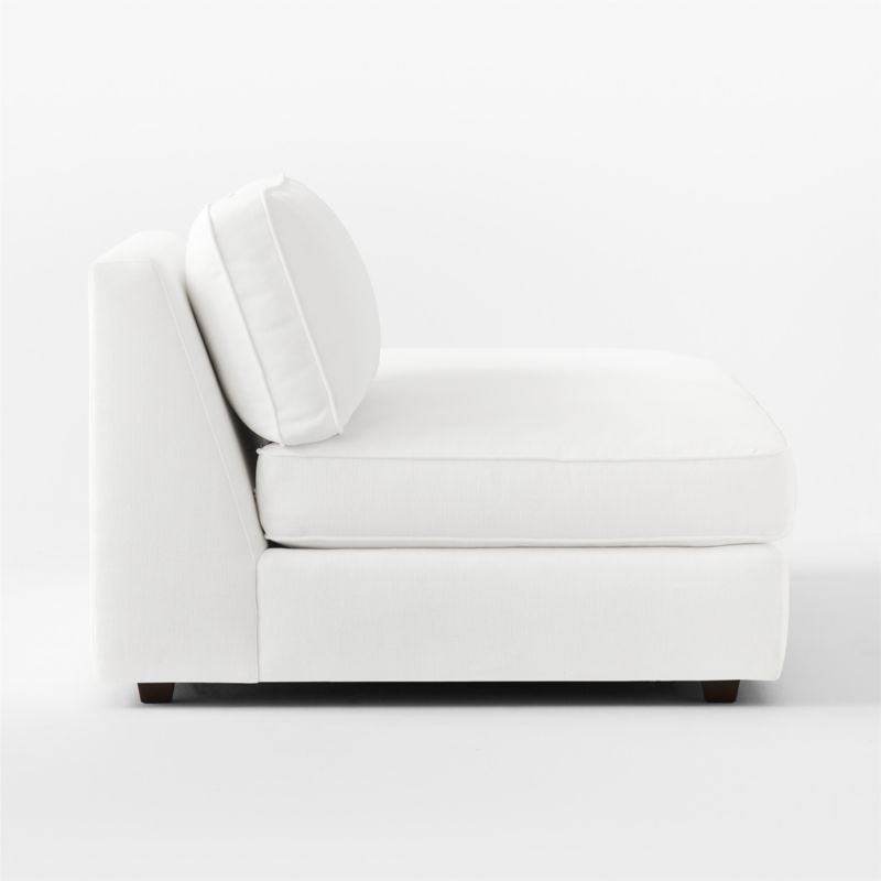 Malea White Performance Fabric Right-Arm Chaise - Image 3
