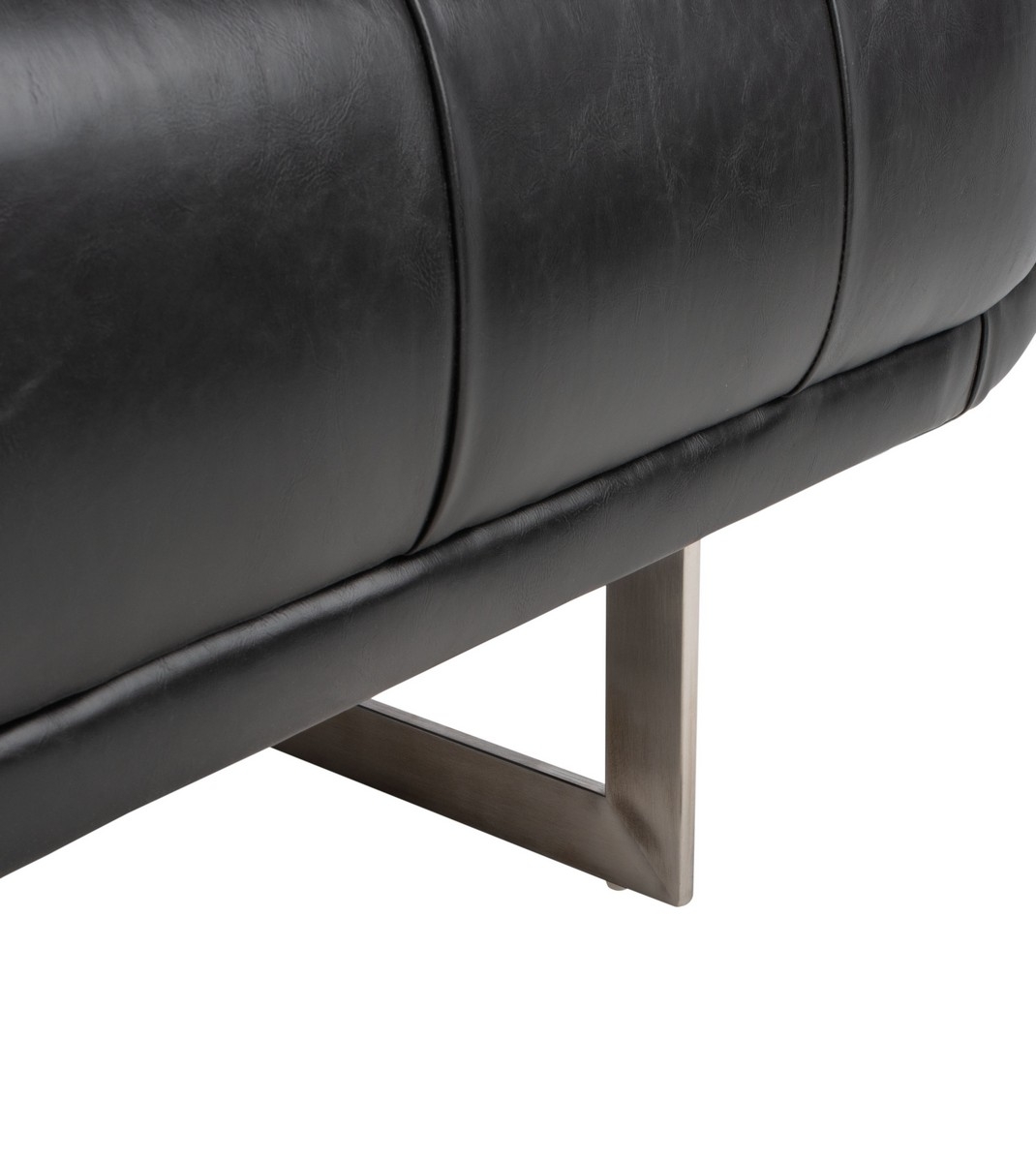 MChinaeill Tufted Sofa - Black - Image 3