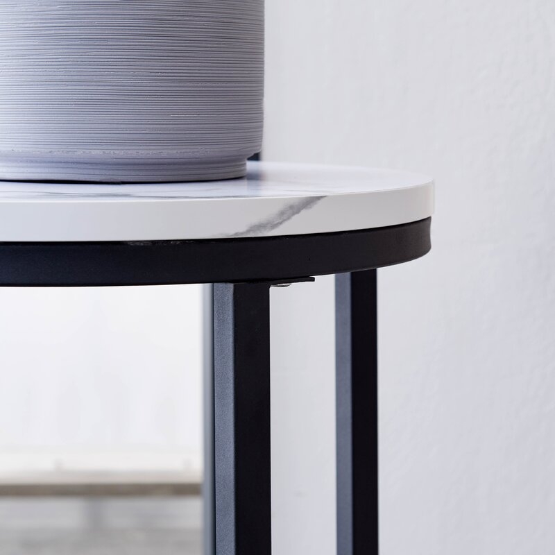 Irena End Table, Black - Image 4