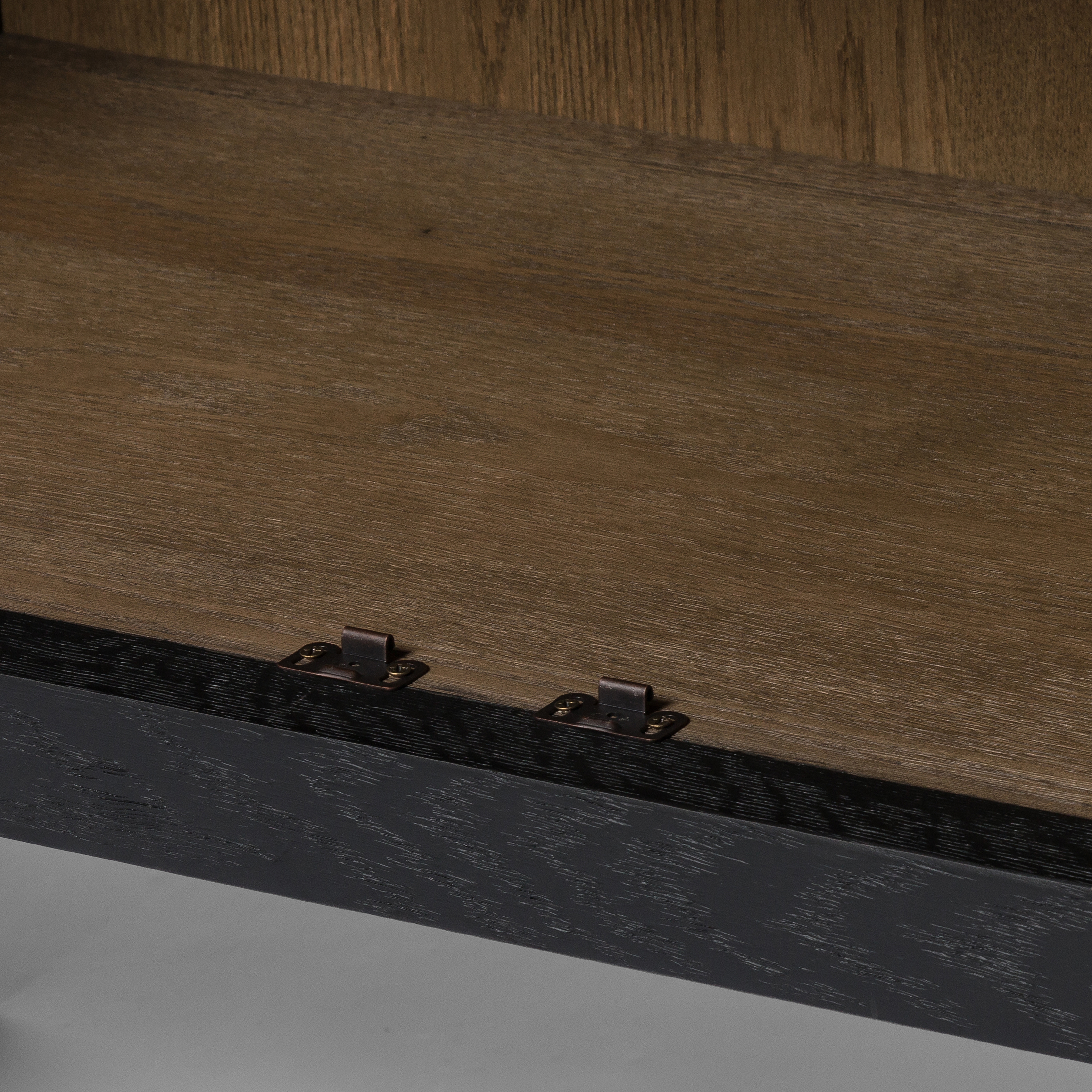 Tolle Panel Door Cabinet-Drifted Mat Blk - Image 9