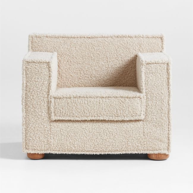 Tucker Cream Sherpa Kids Accent Chair by Jeremiah Brent - Image 0