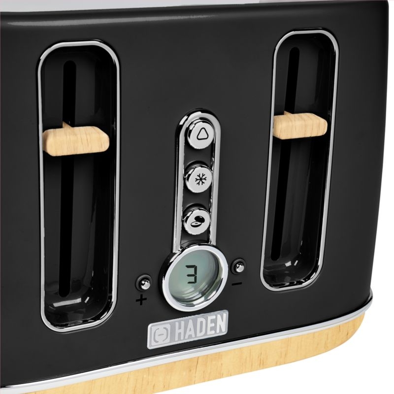 HADEN Dorchester Matte Black 4-Slice Toaster - Image 2