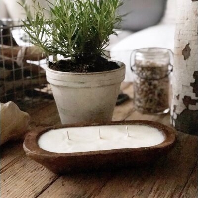 Luxury Rosemary and Mint Scented Designer Candle - Image 0