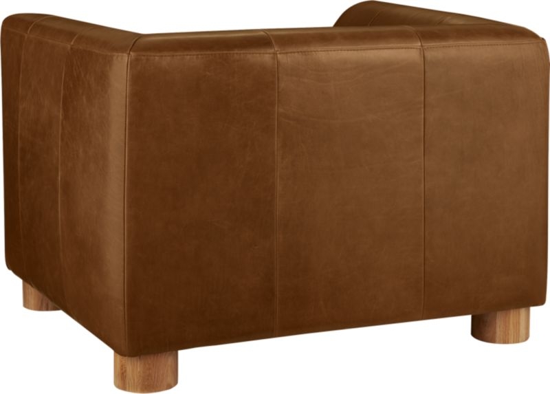 Kotka Tobacco Tufted Leather Chair - Image 5