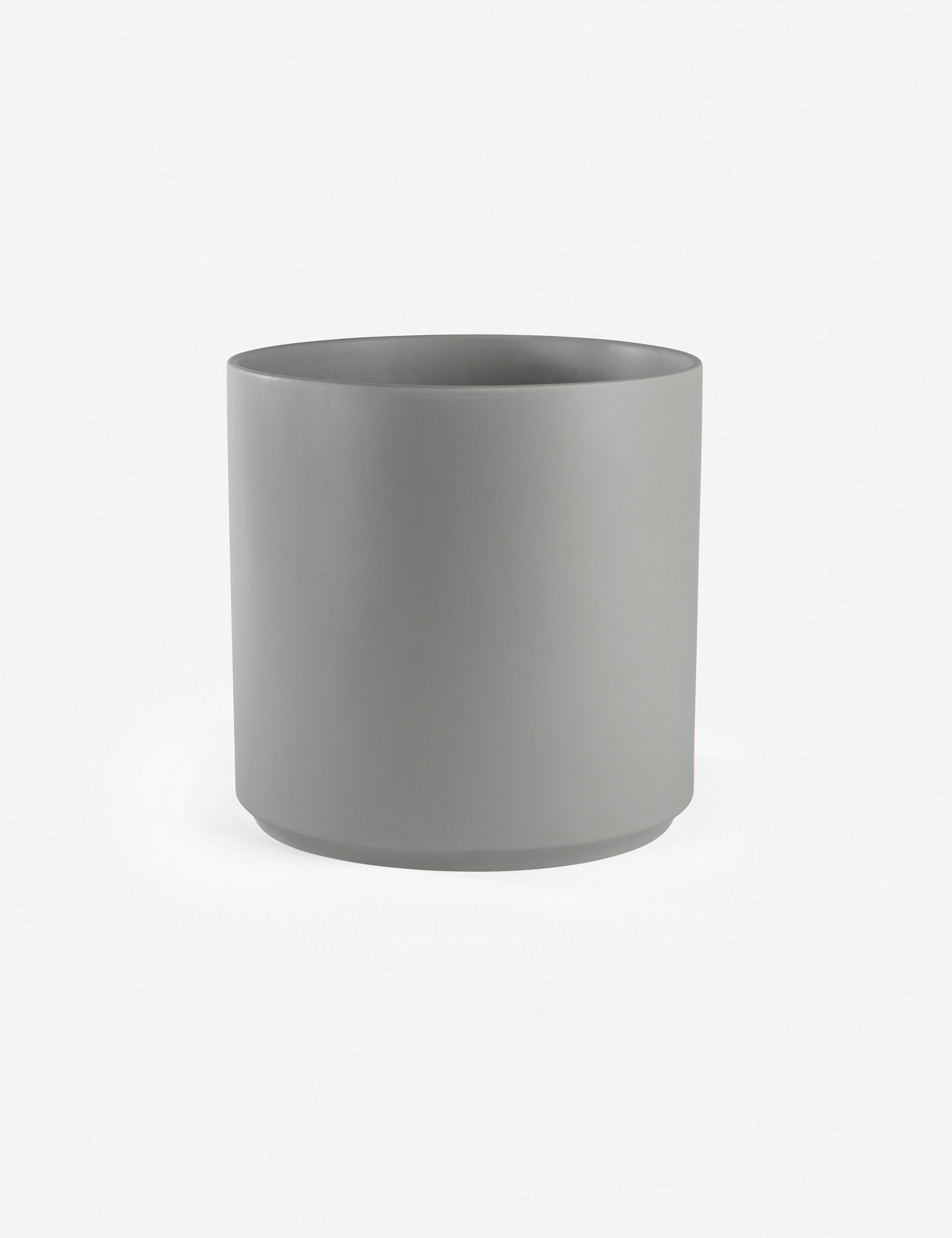 LBE Design Ceramic Planter, Gray 10"Dia x 9"H - Image 5