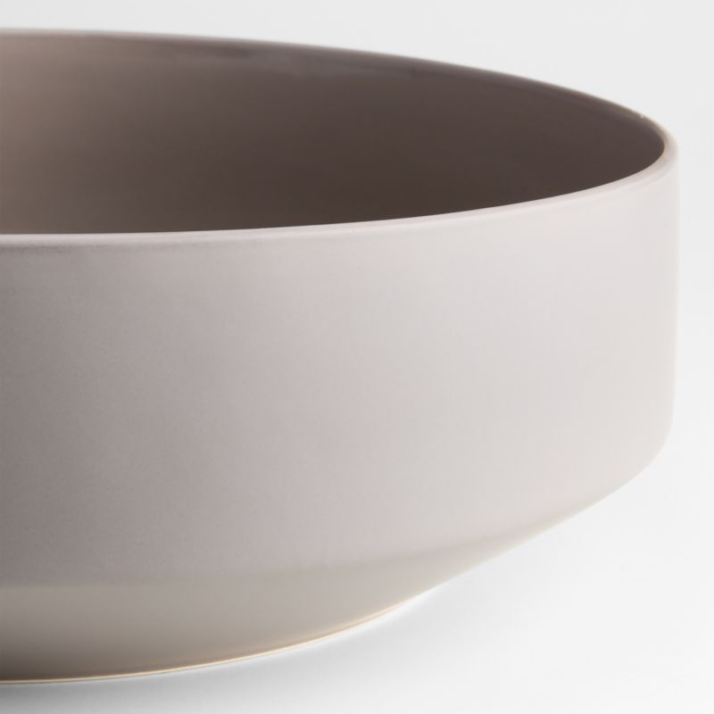 Tour Taupe 12" Porcelain Serving Bowl - Image 2