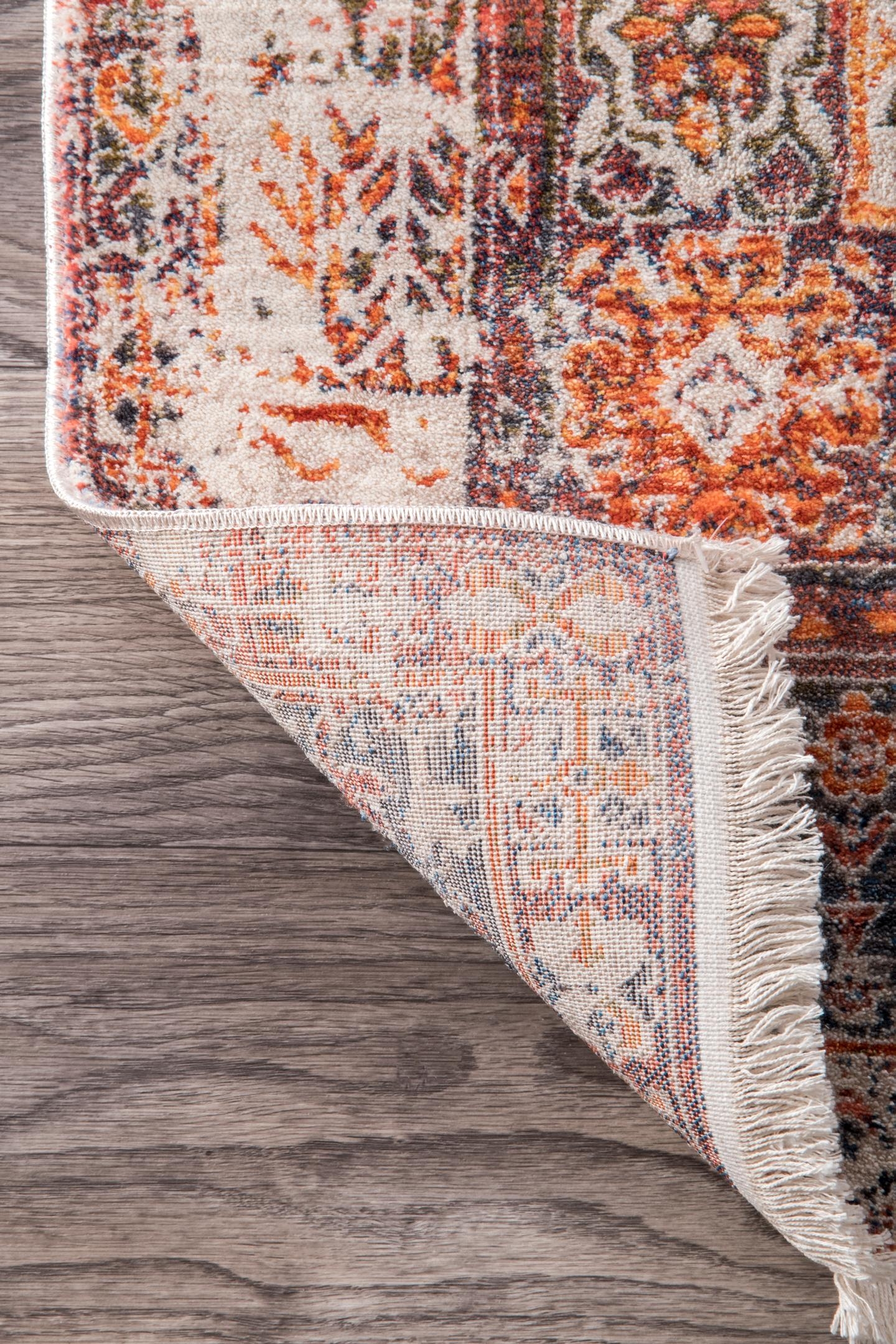 Farley Medallion Fringe Area Rug - Image 3