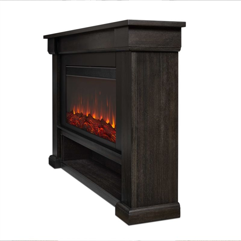 Bristow Dark Wood Electric Fireplace - Image 3
