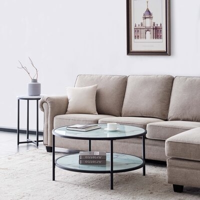 Elfride Coffee Table with Storage - Image 0