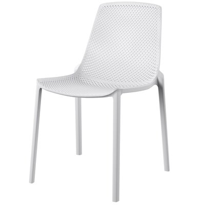Gino Stacking Patio Dining Side Chair - Image 0