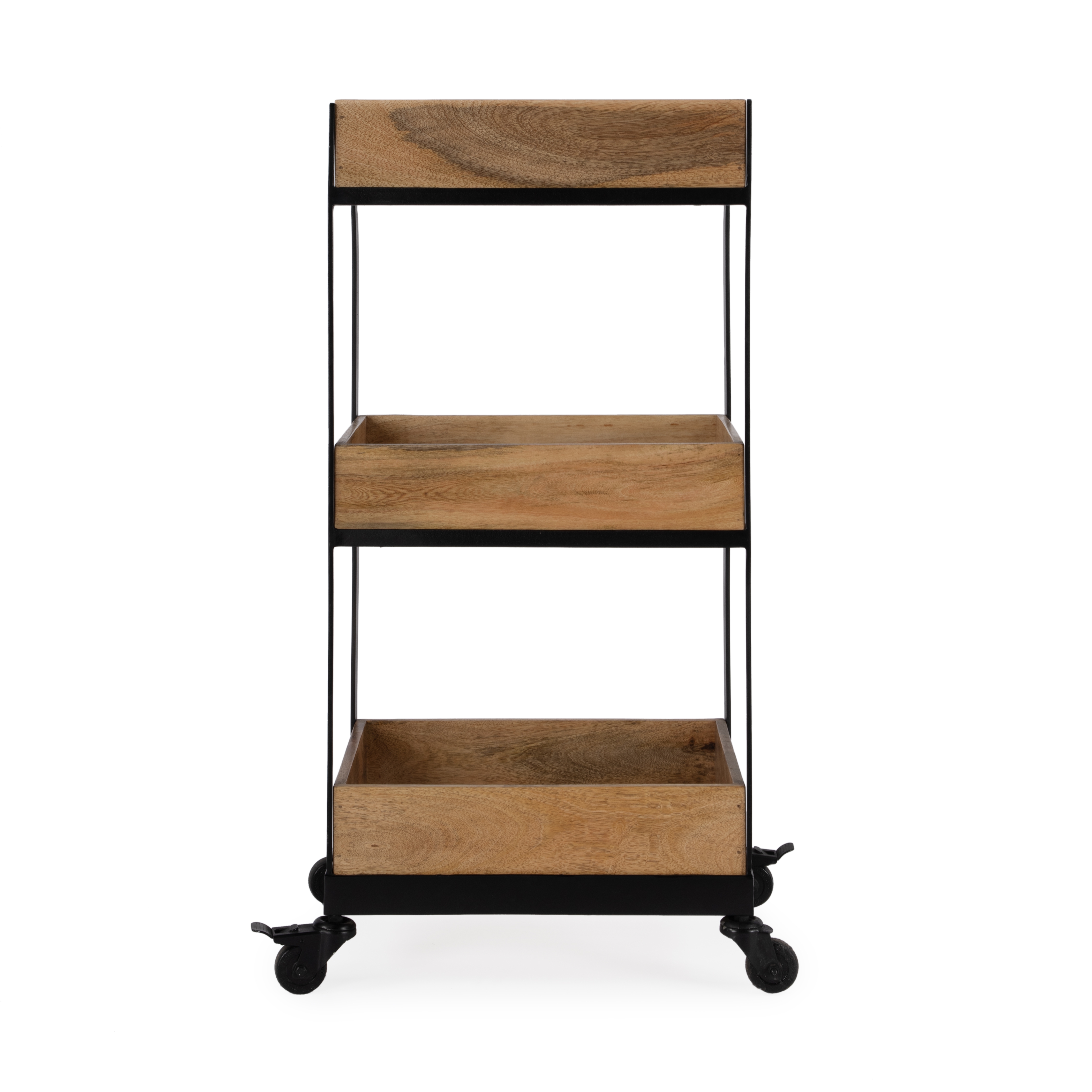 Fulham Natural Mango Serving Cart - Image 3
