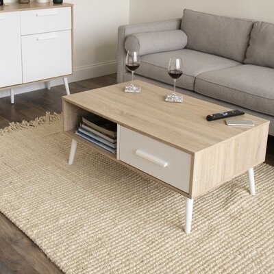 Joice Coffee Table with Storage - Image 0