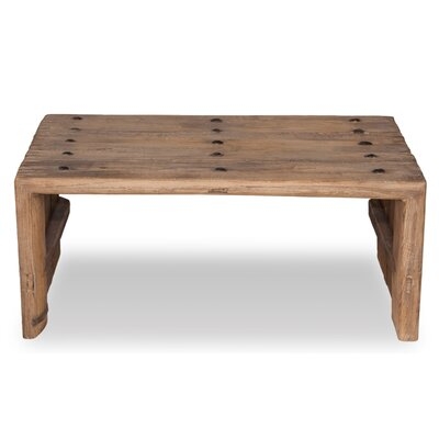 Ellenton Solid Wood Sled Coffee Table - Image 0