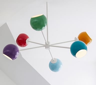 Colorful Globe Chandelier - Image 3