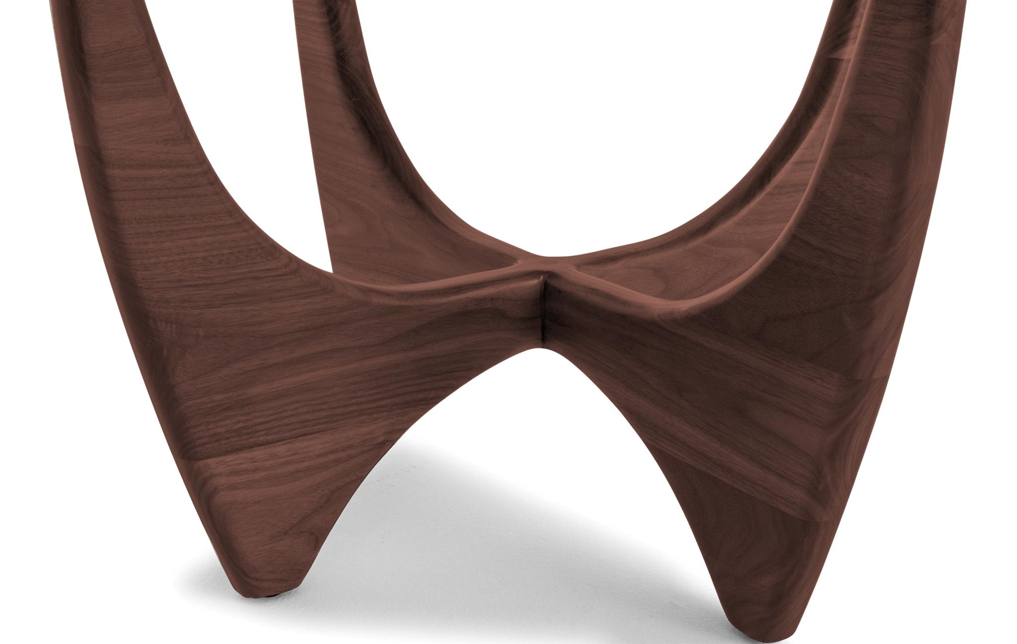 Stern Mid Century Modern (Wood Top) End Table - Walnut - Image 3