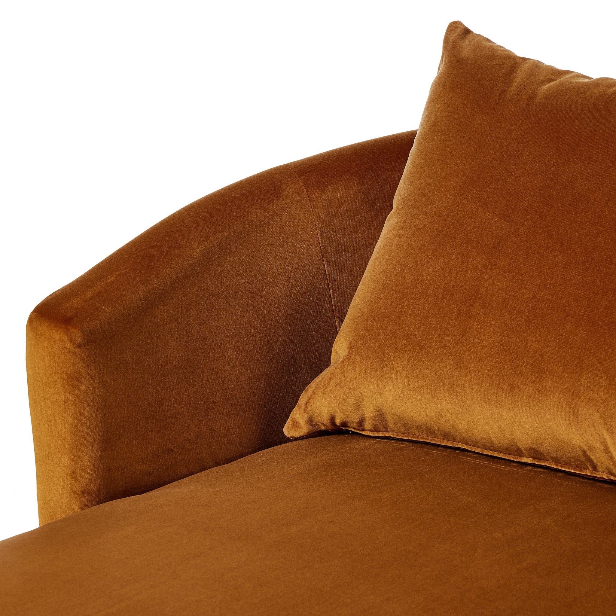 Farrah Chaise Lounge - Ingram Ochre - Image 5