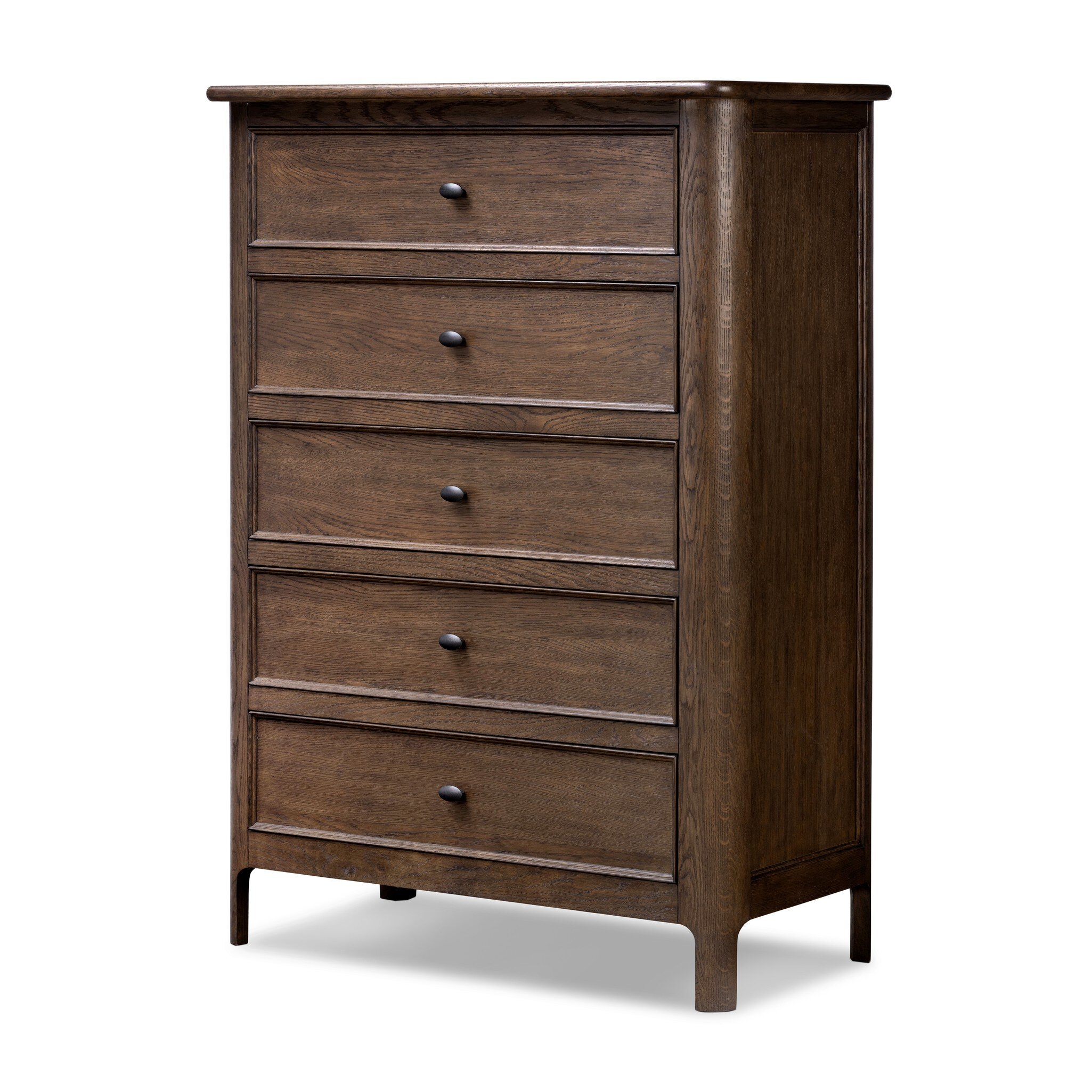 Russ Tall Dresser - Aged Oak Veneer - Image 0