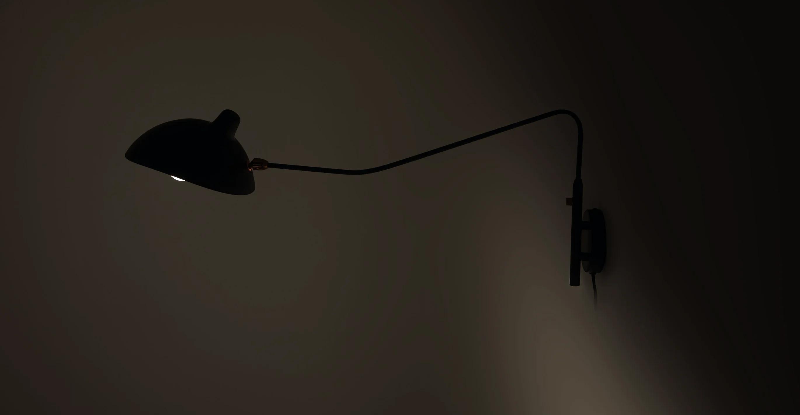 Leap Sconce Lamp, Black - Image 3