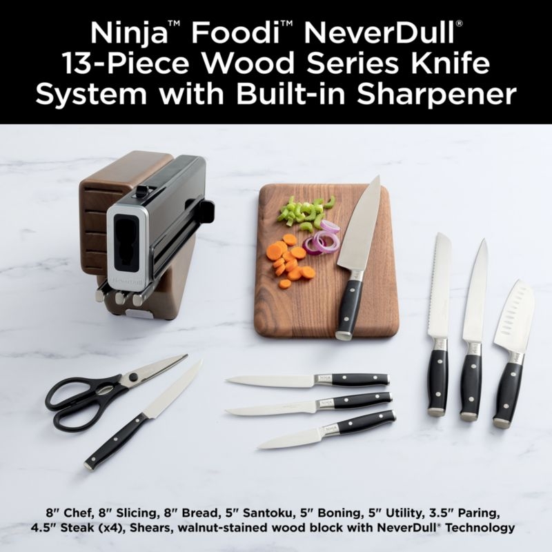 Ninja ® NeverDull™ Wood Series 13-Piece Premium Knife System - Image 4
