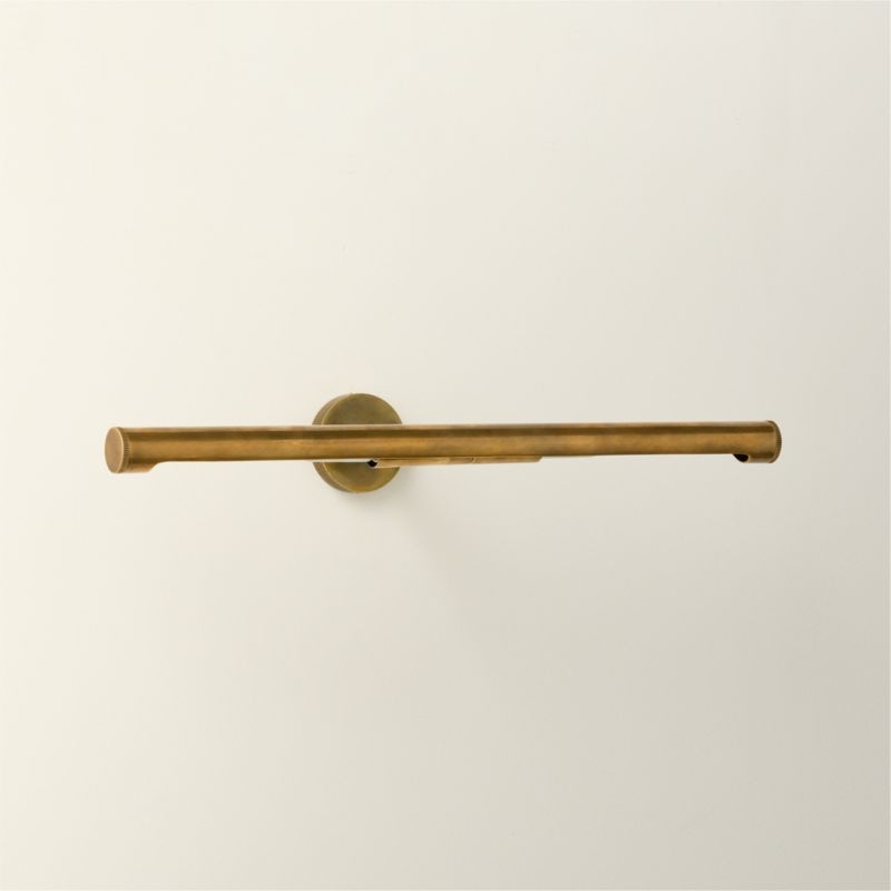 Archive Aged Brass 19.75" Wall Mount Picture Light Set of 2 - Image 2