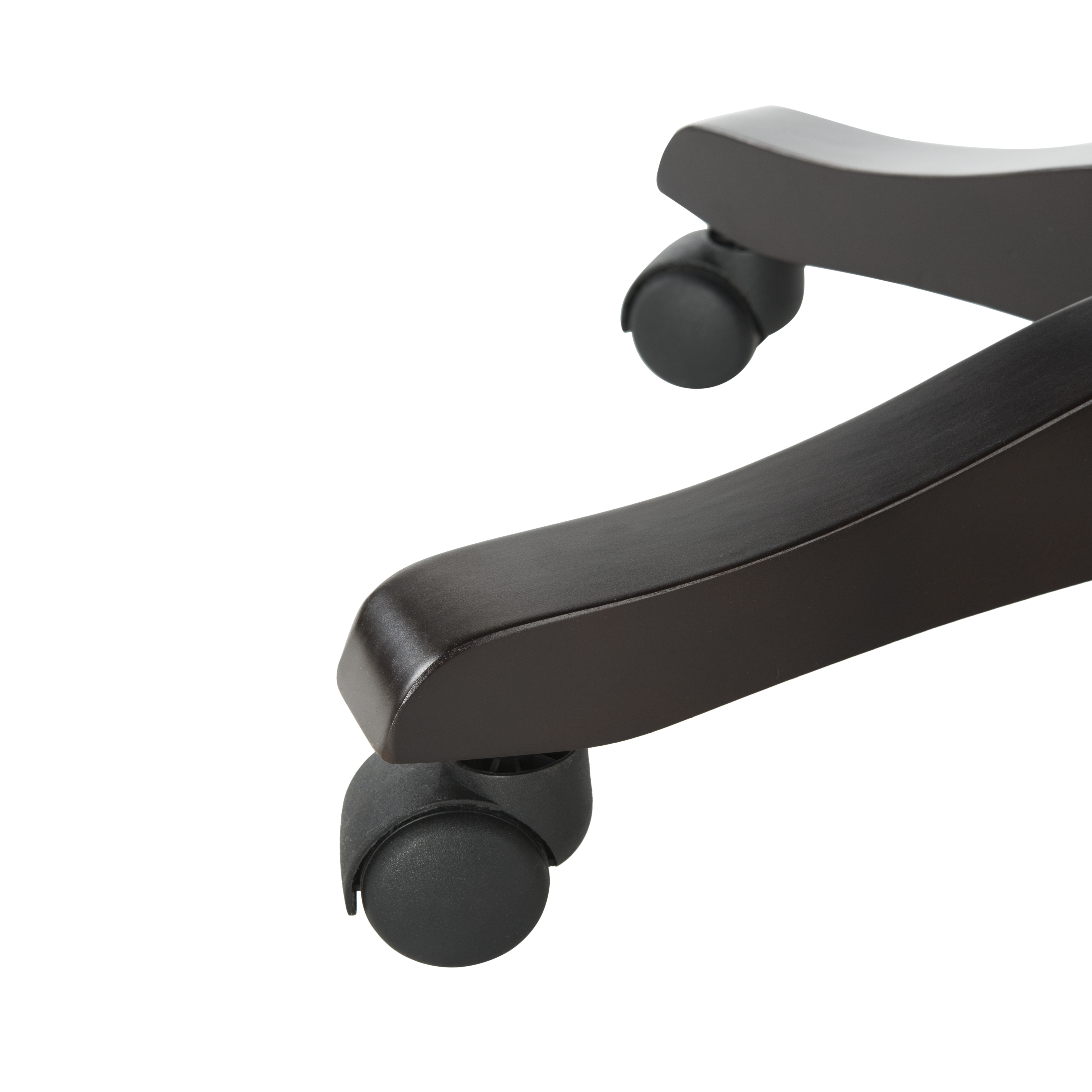 Soho Tufted Linen Swivel Desk Chair - Navy - Safavieh - Image 1