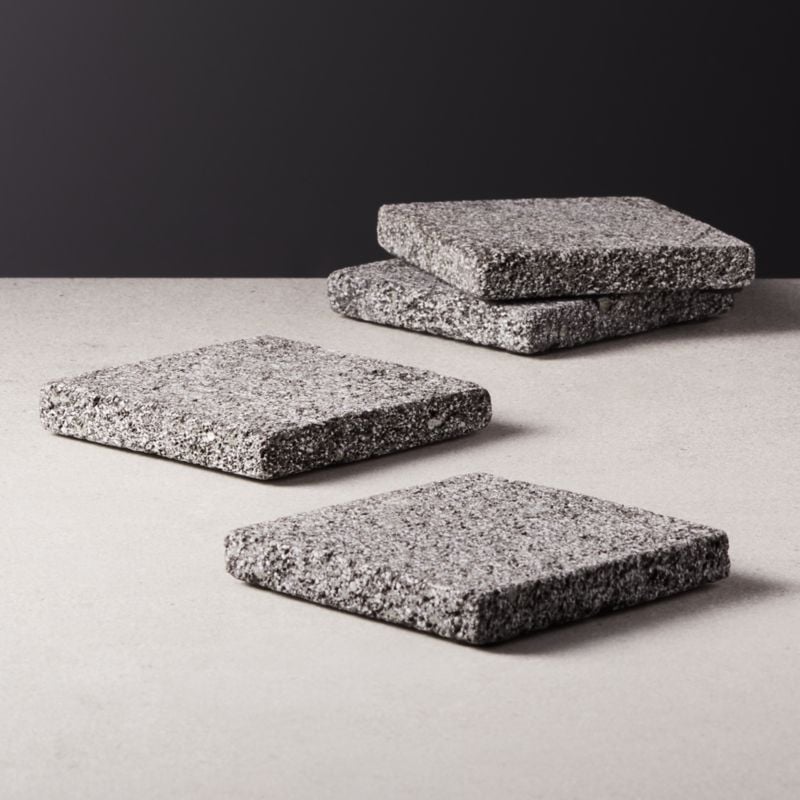 Loa Lava Stone Coasters Set of 4 - Image 2