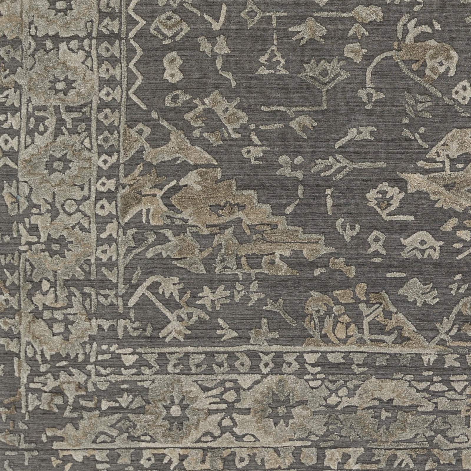 Makalu Brown Indoor 6' x 9' Handmade Rug - Image 4