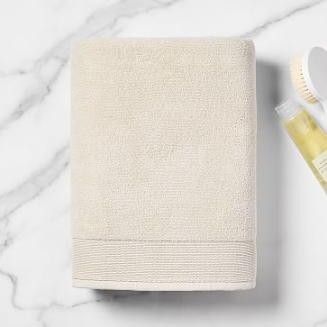 Organic Luxury Fibrosoft Towel, Washcloth, Oatmeal - Image 2