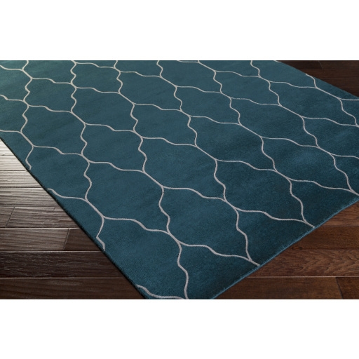 Gates Blue Indoor 9' x 13' Handmade Rug - Image 1