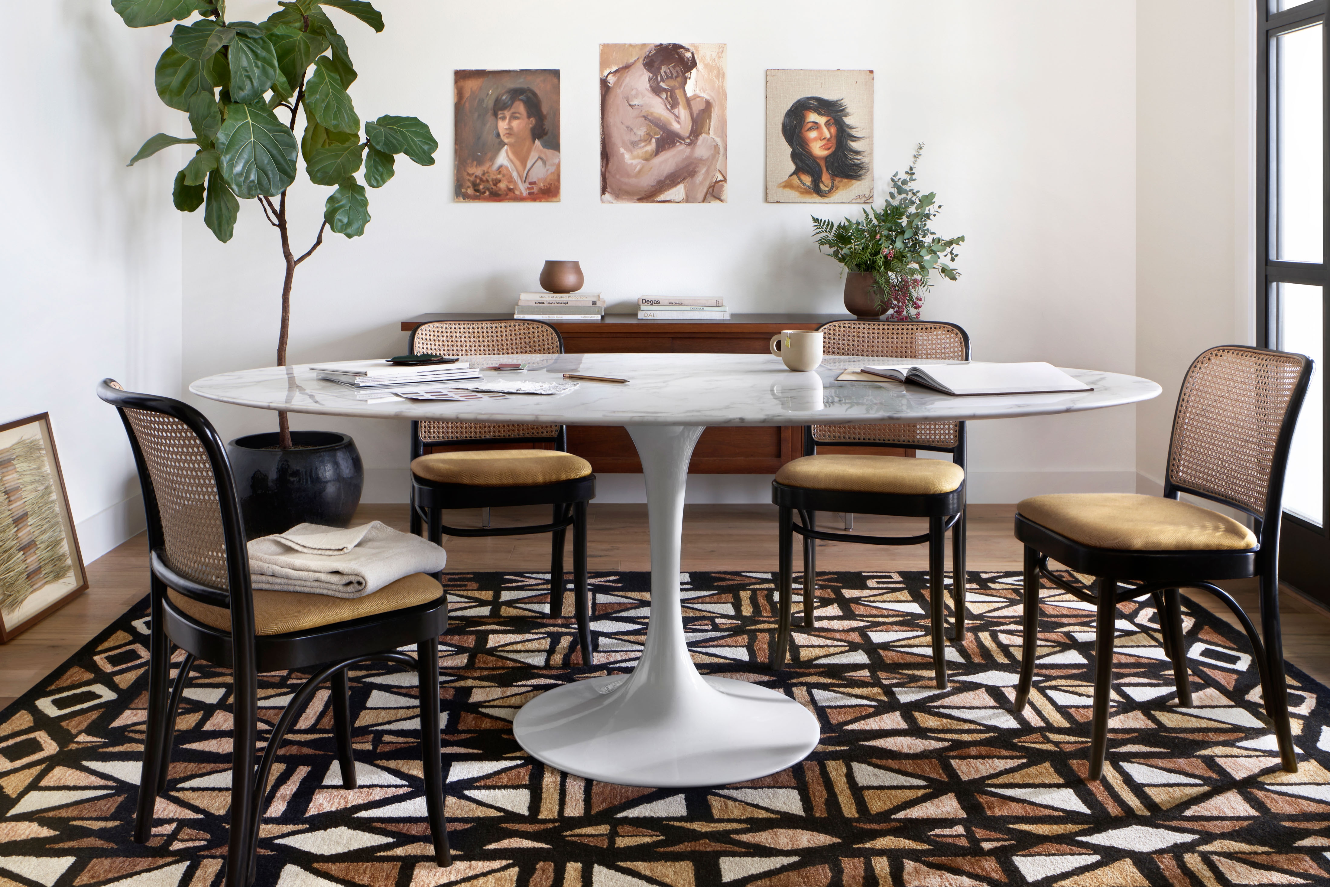 Loloi Nala Spice / Black 18" x 18" Sample - Image 3