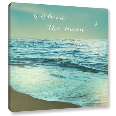 Moonrise Beach Inspiration Gallery Wrapped Floater-Framed Canvas - Image 0