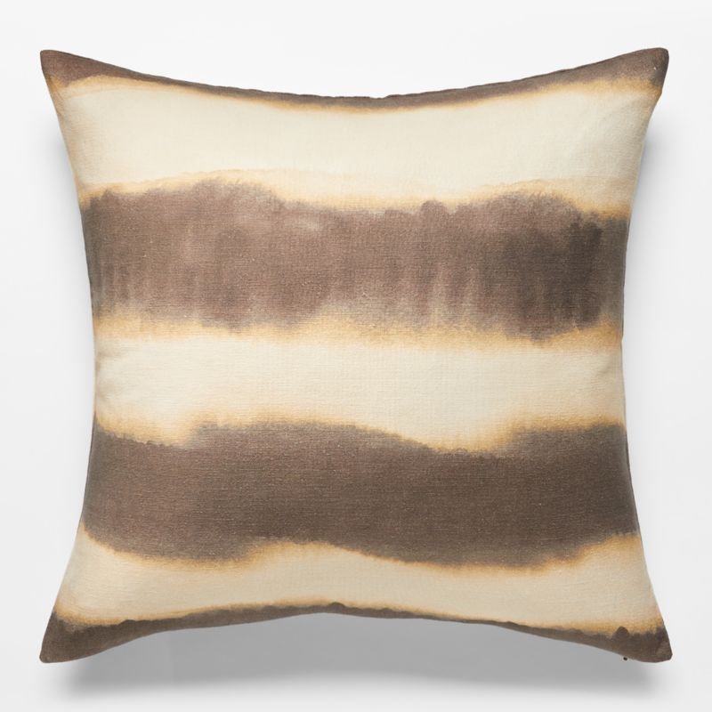 23" Mia Watercolor Pillow with Down-Alternative Insert - Image 1