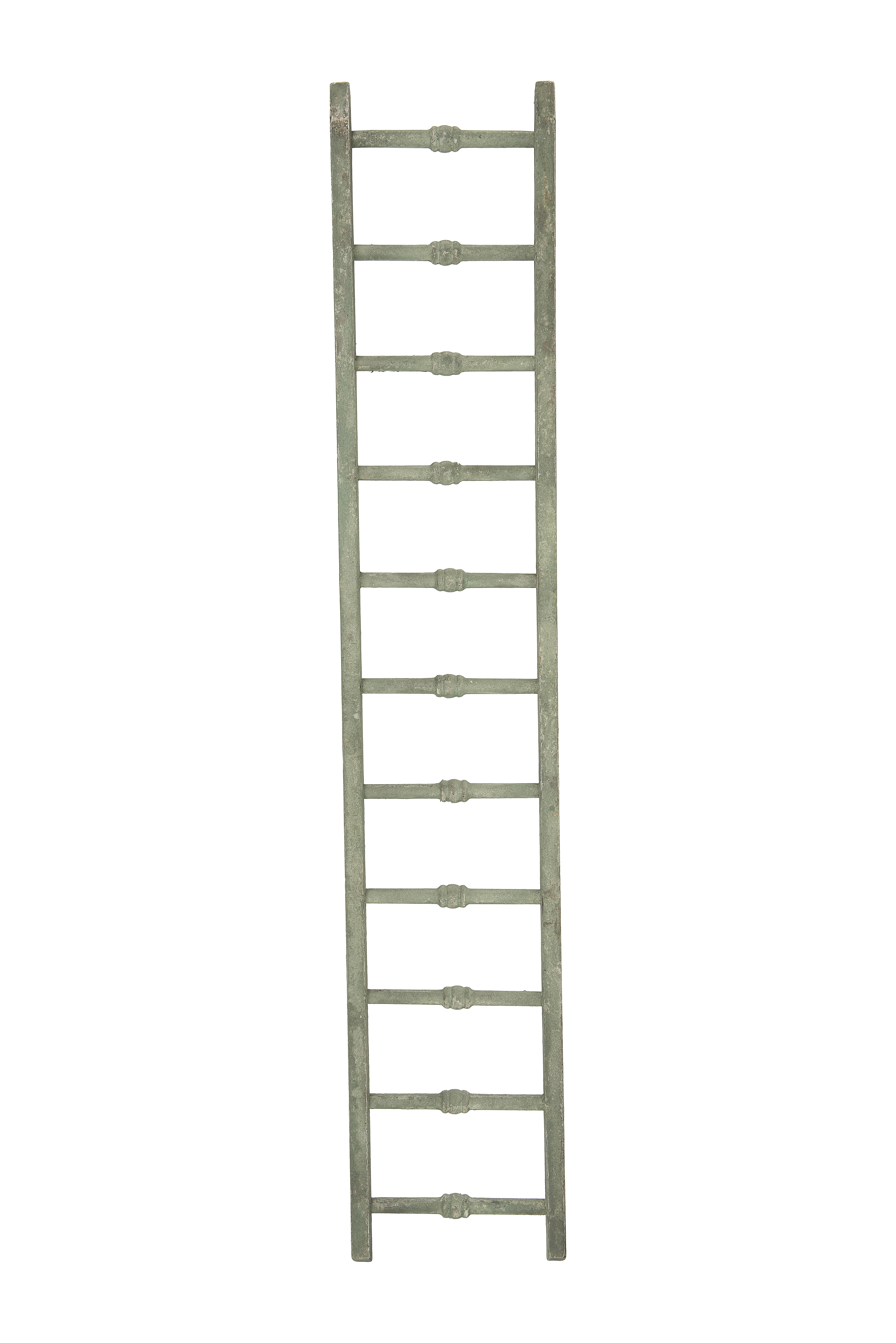 Heavily Distressed 68.75"H Decorative Pine Wood Ladder - Image 0