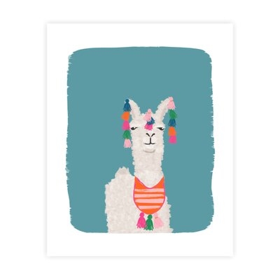 Llama I - Unframed Graphic Art Print on Paper - Image 0