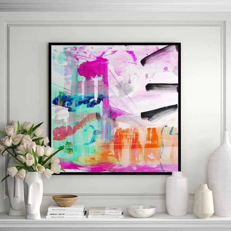 JBass Grand Gallery Collection Grafitti City IV - Graphic Art on Canvas - Image 0