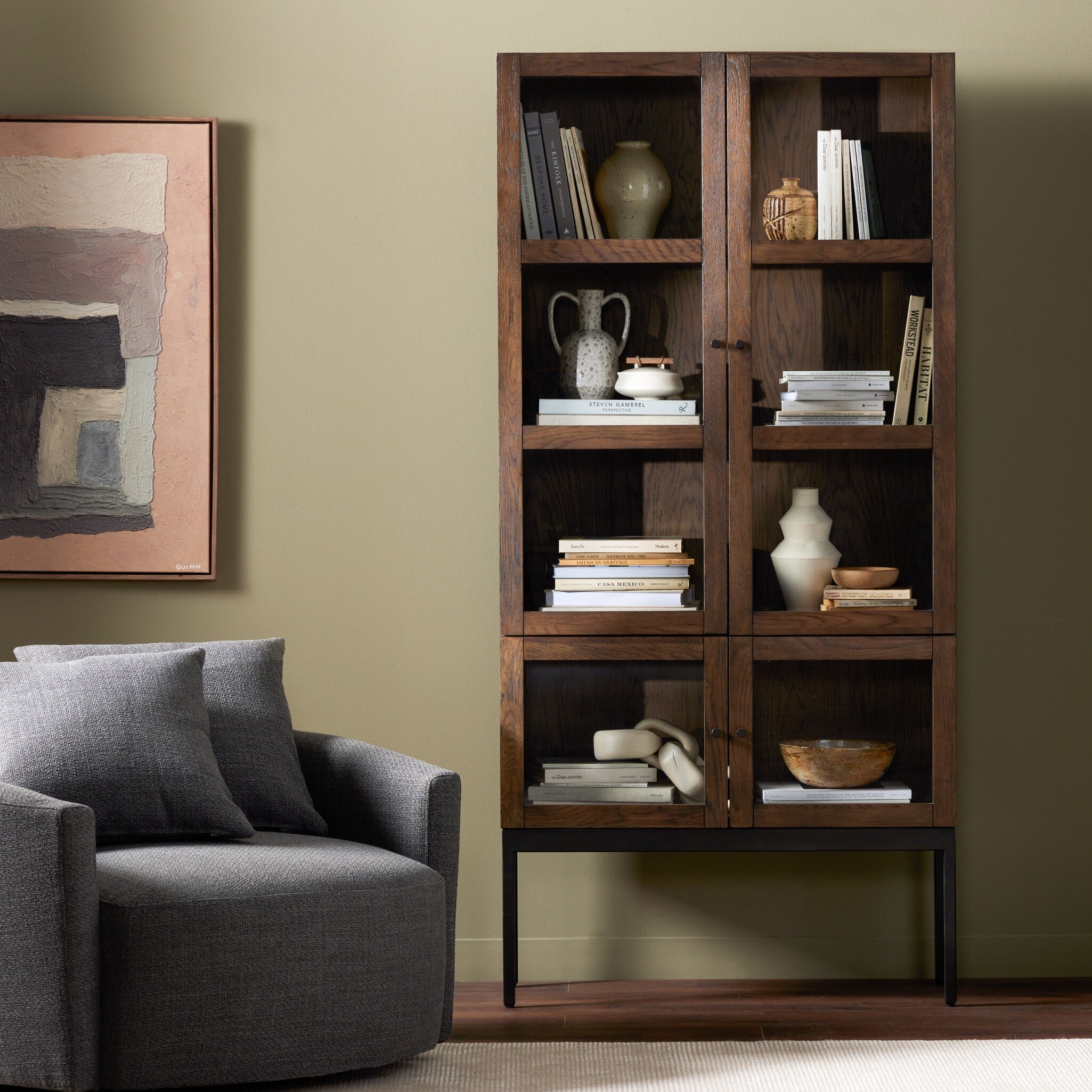 Mundi Cabinet - Fawn Oak Veneer - Image 11