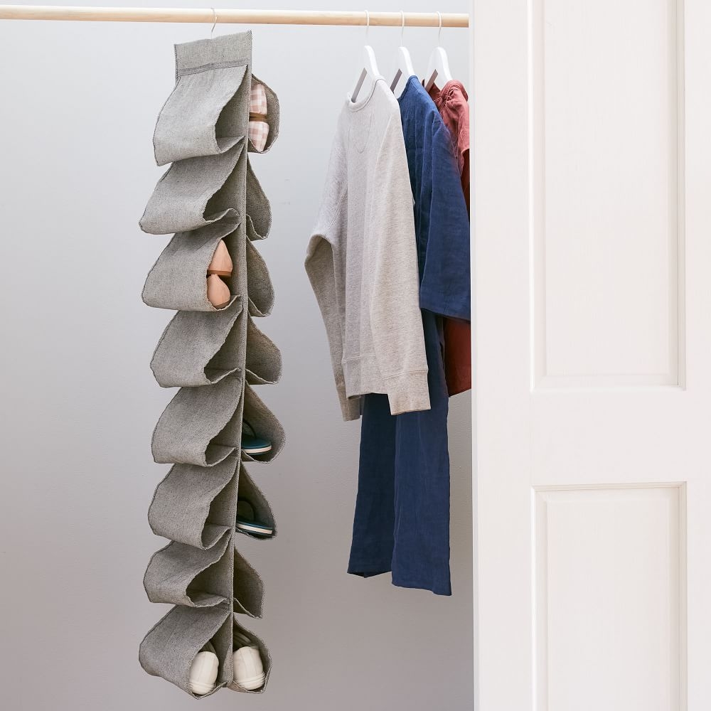 Soft Closet Shoe Storage, Storm Gray - Image 0