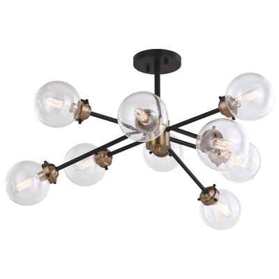 Blevins Sputnik Modern Linear Semi Flush Mount - Image 0