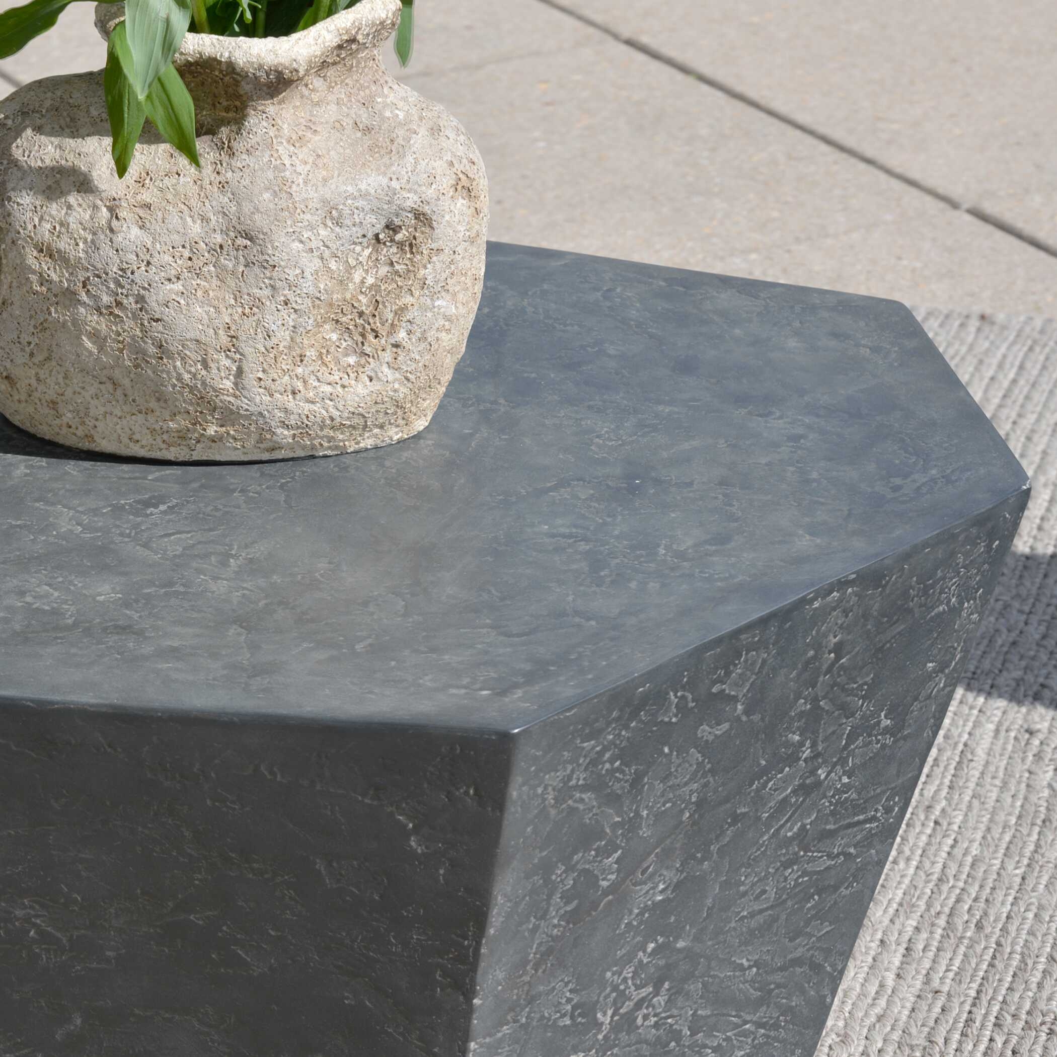 Parra Slate Outdoor Coffee Table - Image 6