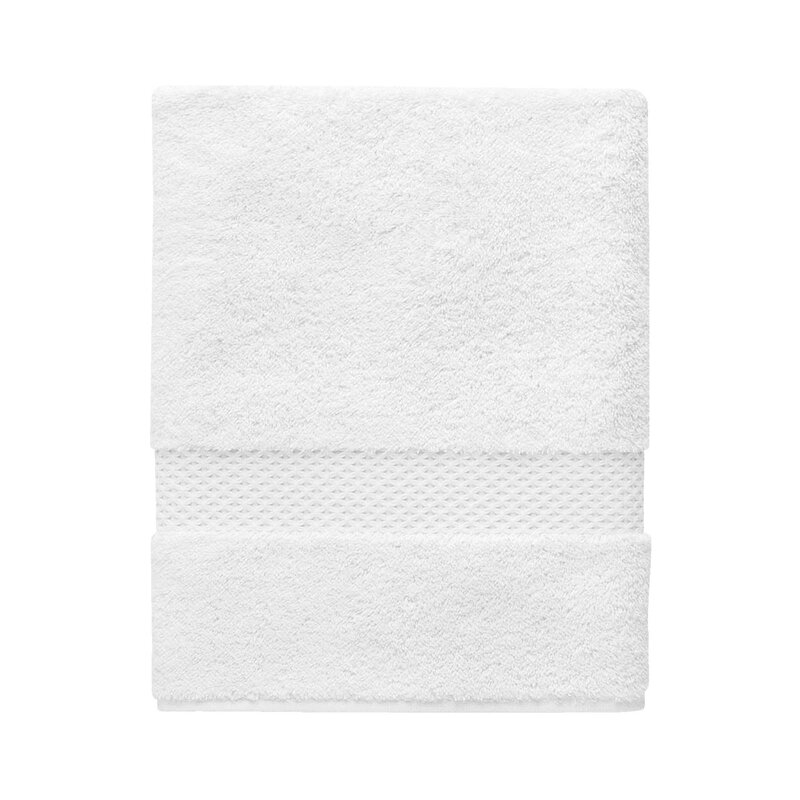 Yves Delorme Etoile Mitt Wash Cloth Cotton blend Washcloth (Set of 6) Color: White - Image 0