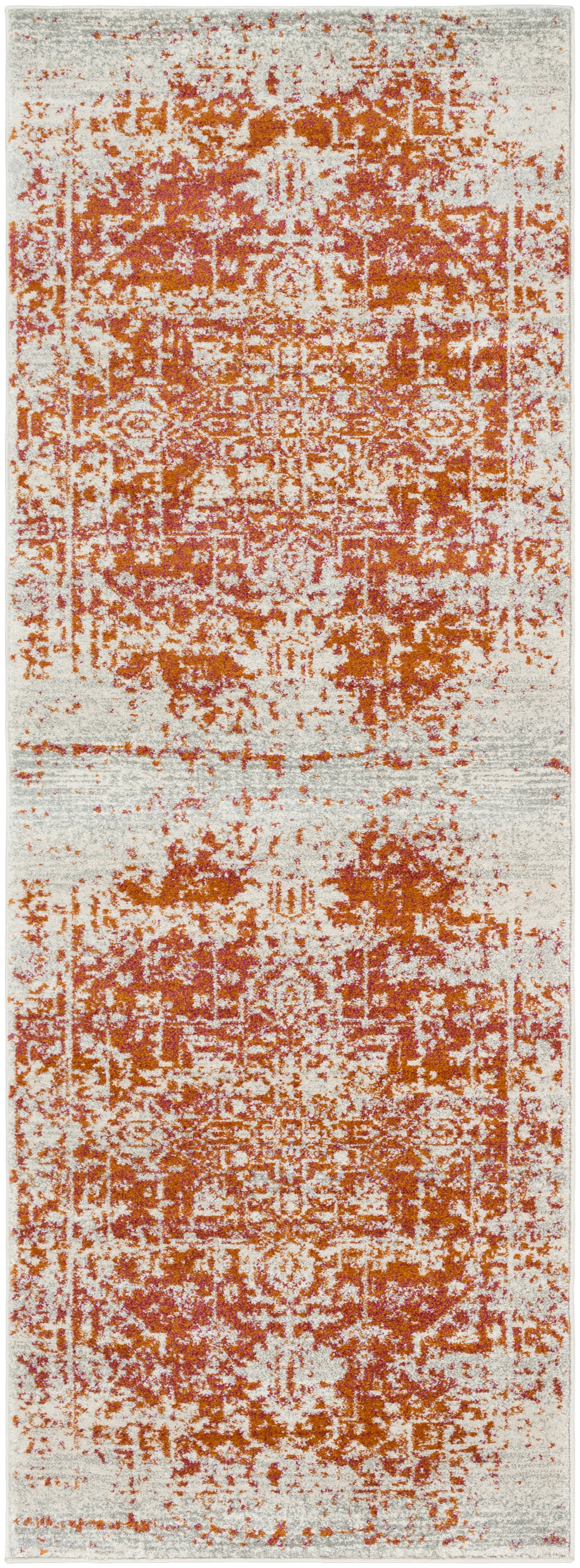 Harput Beige Indoor 2'7" x 7'3" Machine Woven Rug - Image 0