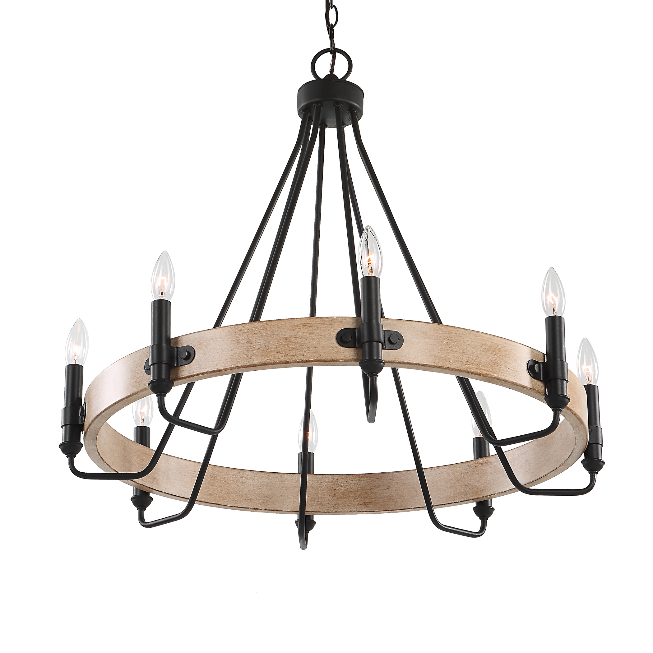 Deschutes 8 Light Farmhouse Chandelier - Image 4