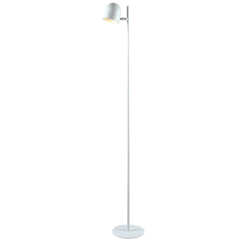 Kenroy Home Vidal 54 in. White Floor Lamp with White Metal Shade - Image 0