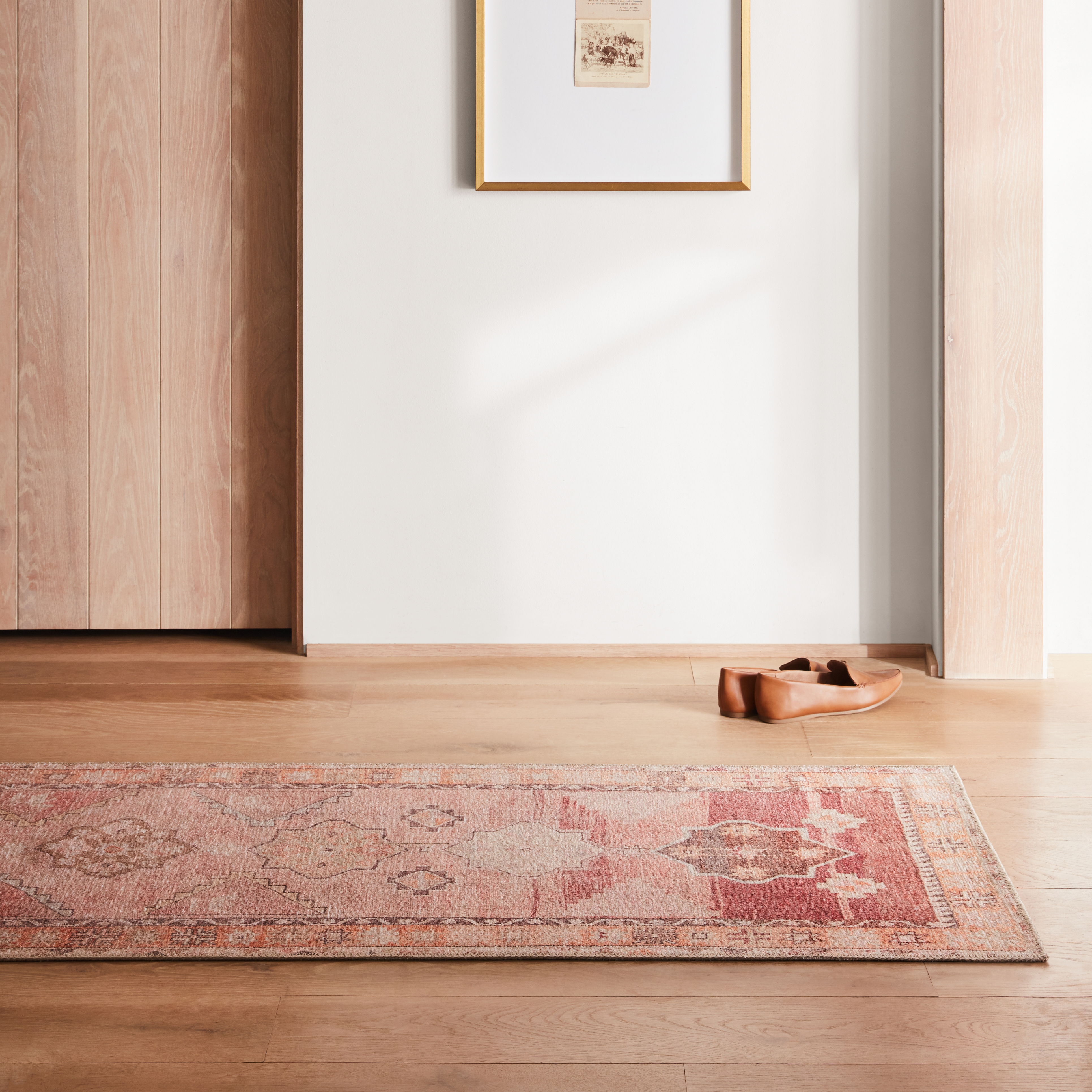 Label J Bijou KAR02 Vintage Pink and Orange Area Rug (3'9"x6') - Image 7