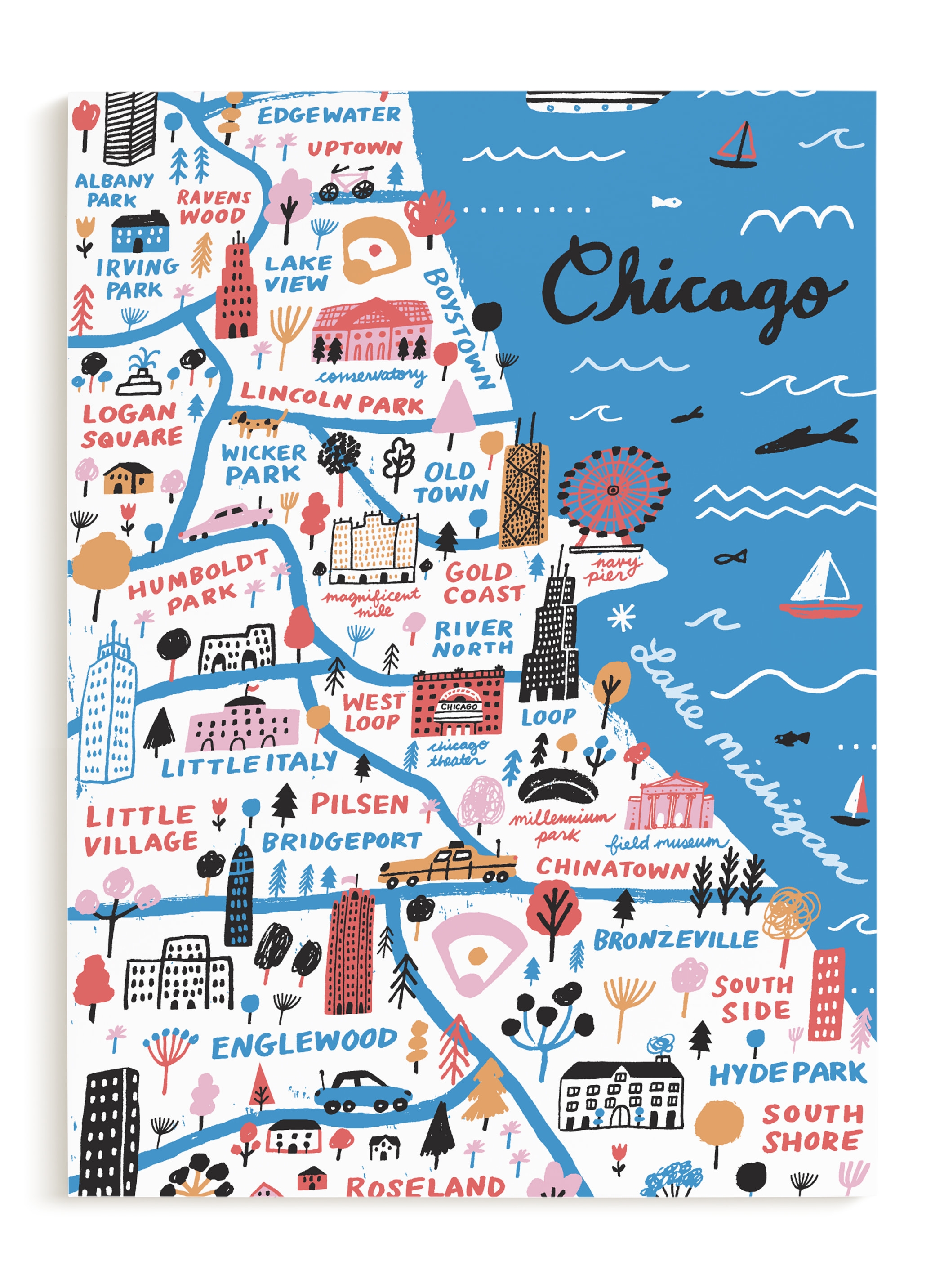 I Love Chicago Limited Edition Fine Art Print 1 - Image 0